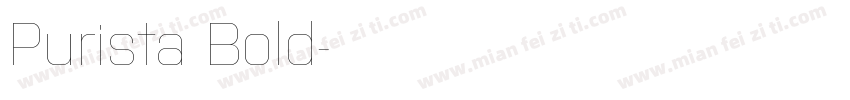 Purista Bold字体转换